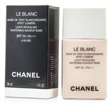 chanel le blanc makeup base review|Le Blanc Light Revealing Brightening Makeup Base Review.